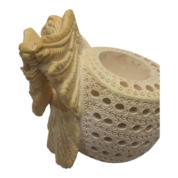 Vintage Hand-Carved Meerschaum Eagle Head Wings Tobacco Pipe With Case Unused - Picture 6 of 13